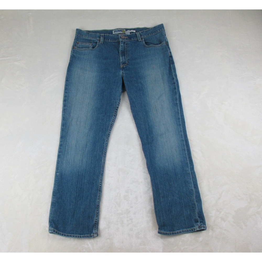 Old Navy Pants Womens 14 Blue Denim Jeans Low Waist Stretch‎ Straight 35X28